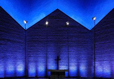 blaue Kirche